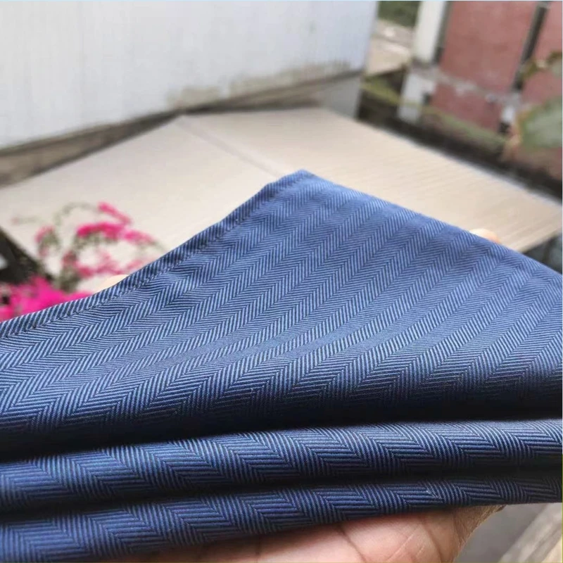 Blue Color 13x13 Pocket Square. PS-13040