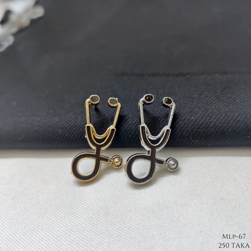 Stethoscope Metal Lapel Pin. MLP-59 - Image 3
