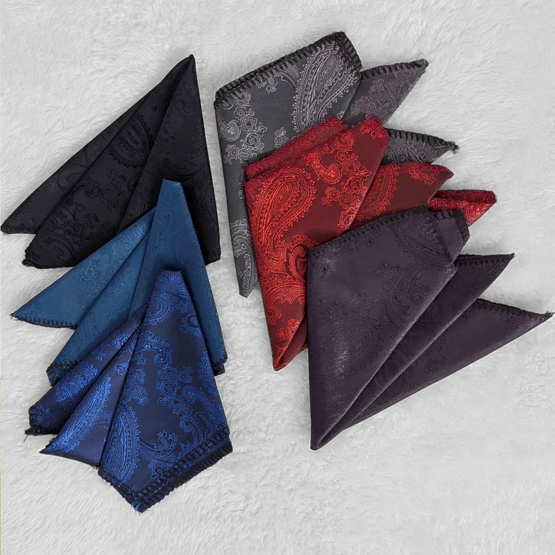 Colorful Paisley 10x10 Pocket Squares. PS-23