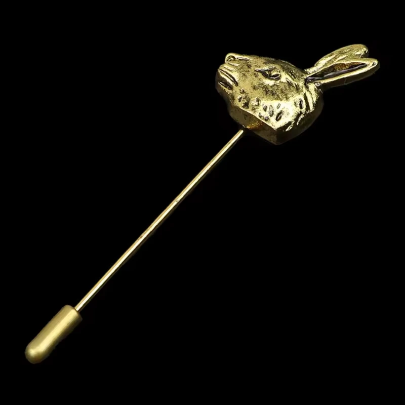 Rabbit Metal Lapel Pin. MLP-56