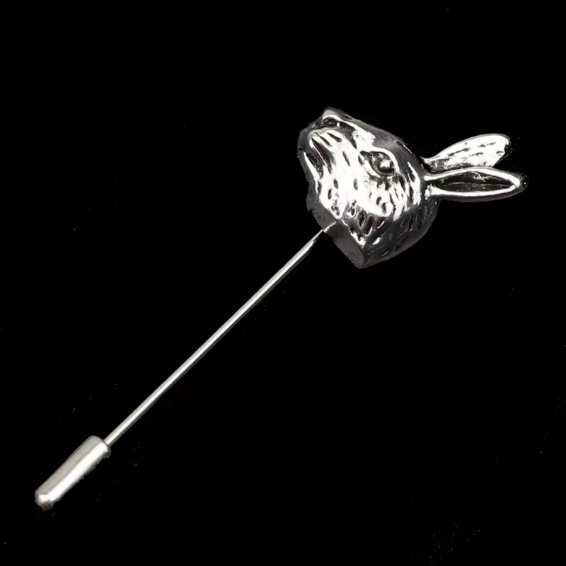 Rabbit Metal Lapel Pin. MLP-56 - Image 3