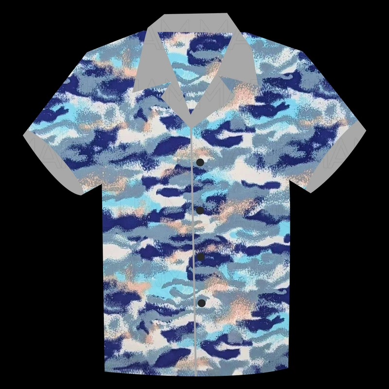 Multicolor Camouflage Design Stretchable Fabric F942063 - Image 5
