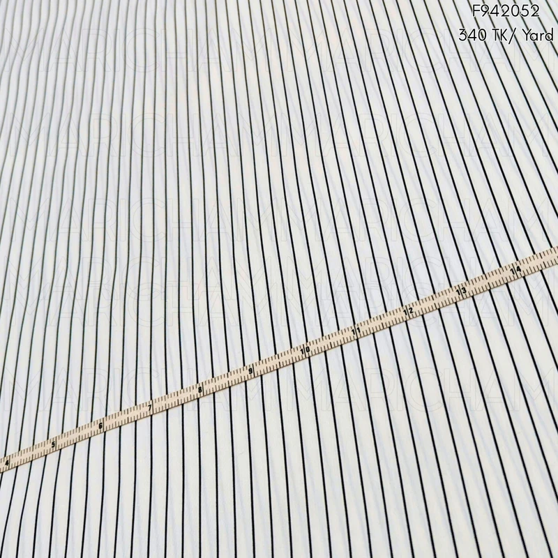 Cotton Striped Fabric F942052 - Image 4