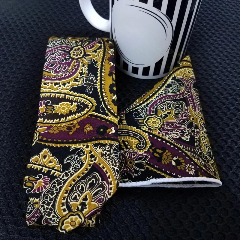 Floral Tie & Pocket Square Combo. TS-4