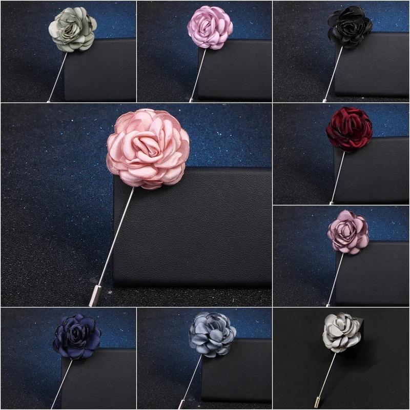 Camelia Floral Lapel Pin. FLP-17