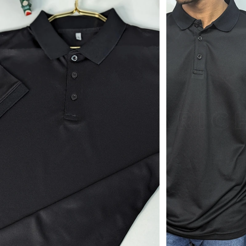Black PK Polo. PK-1