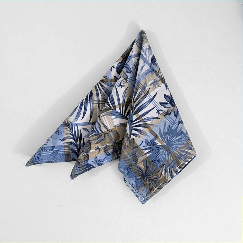 Floral 13x13 Pocket Square. PS-13041