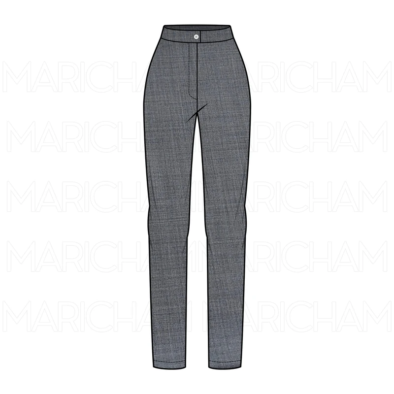 Grey Stretchable Bottom Fabric P942023 - Image 5
