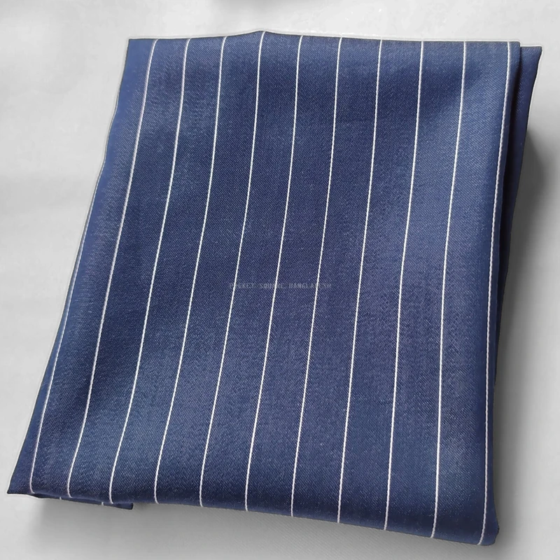 Blue Striped 13x13 Pocket Square. PS-13029