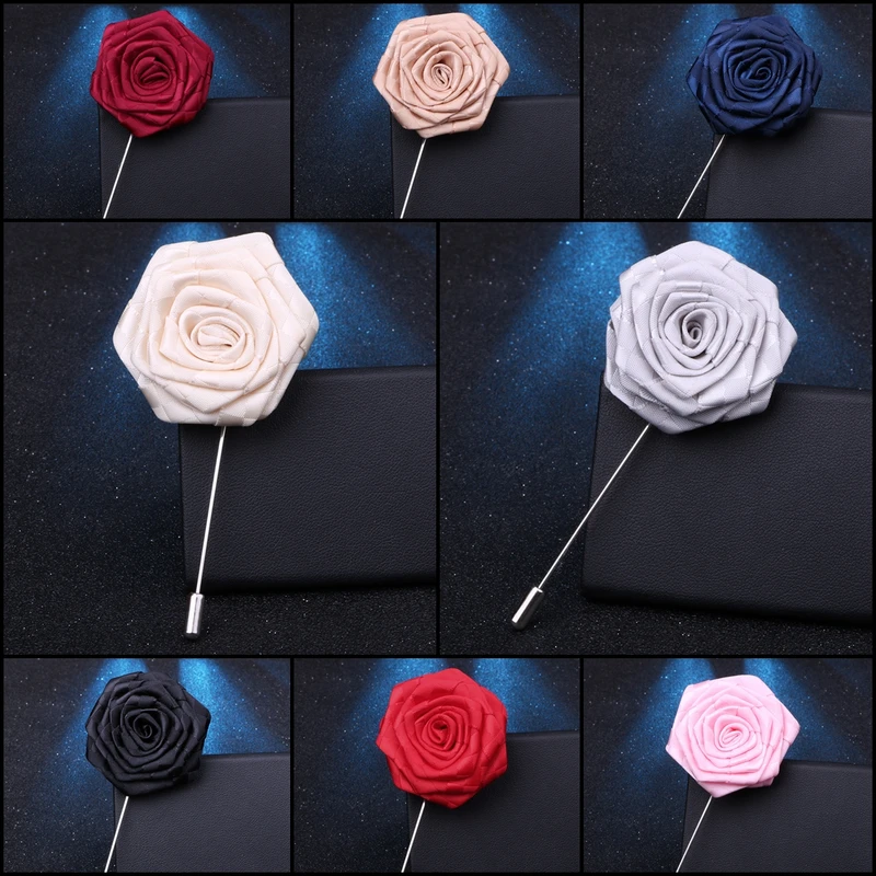 Textured Floral Lapel Pin. FLP-11