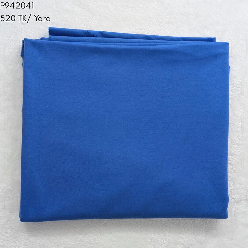 Light Blue Cotton Stretchable Bottom Fabric P9420411