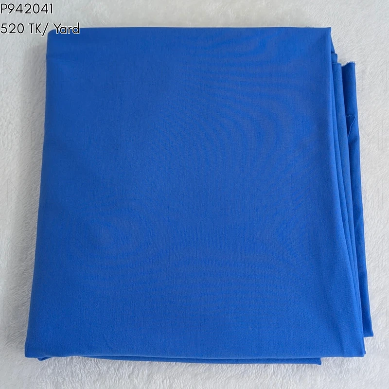 Light Blue Cotton Stretchable Bottom Fabric P9420411