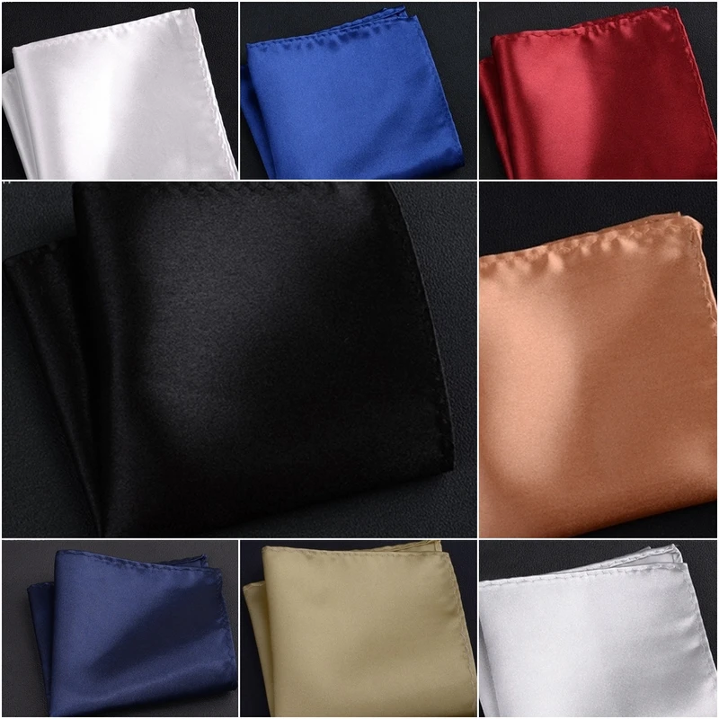 Glossy Satin Pocket Square. PS-2