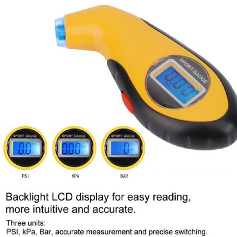 Car Tire Pressure Checking Meter