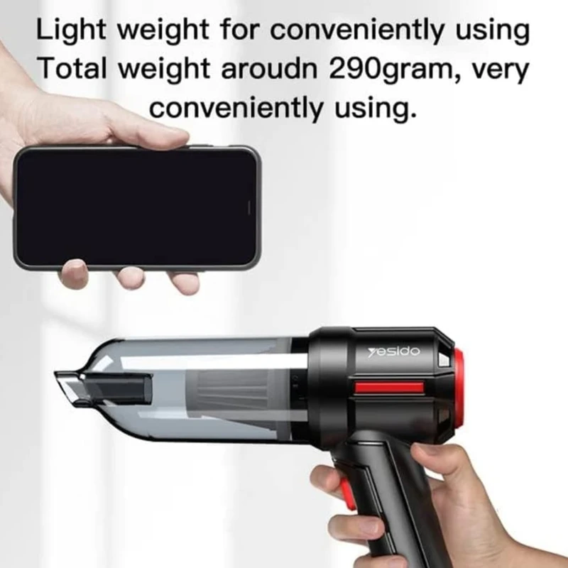 Yesido Rechargeable Vacuum Cleaner
