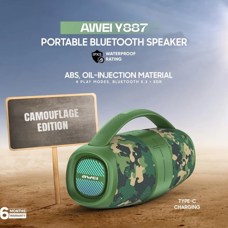 Awei Y887 Portable Bluetooth Speaker