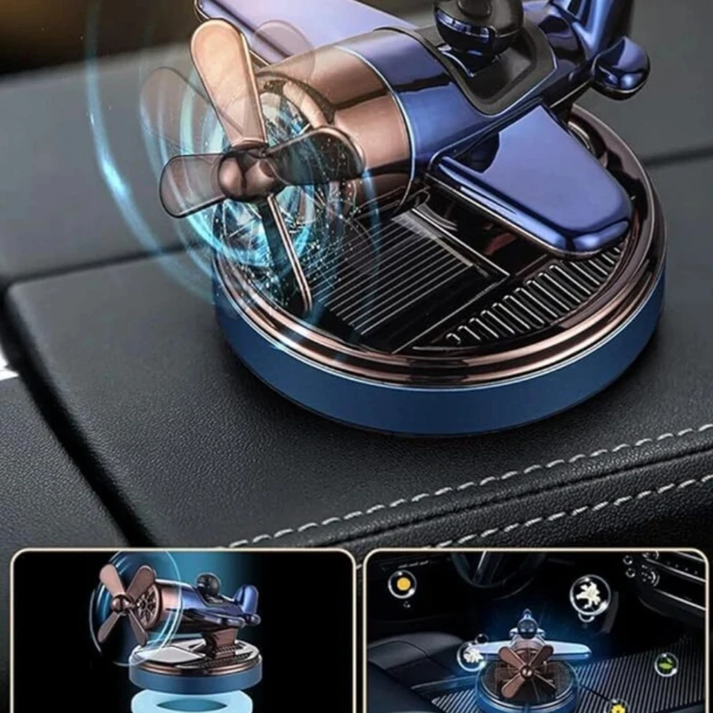 Metal Aeroplane Type Dashboard Perfume