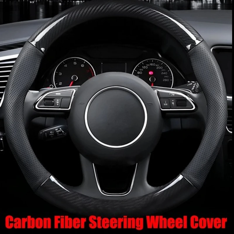 Carbon Fiber Steering Wheel Cover