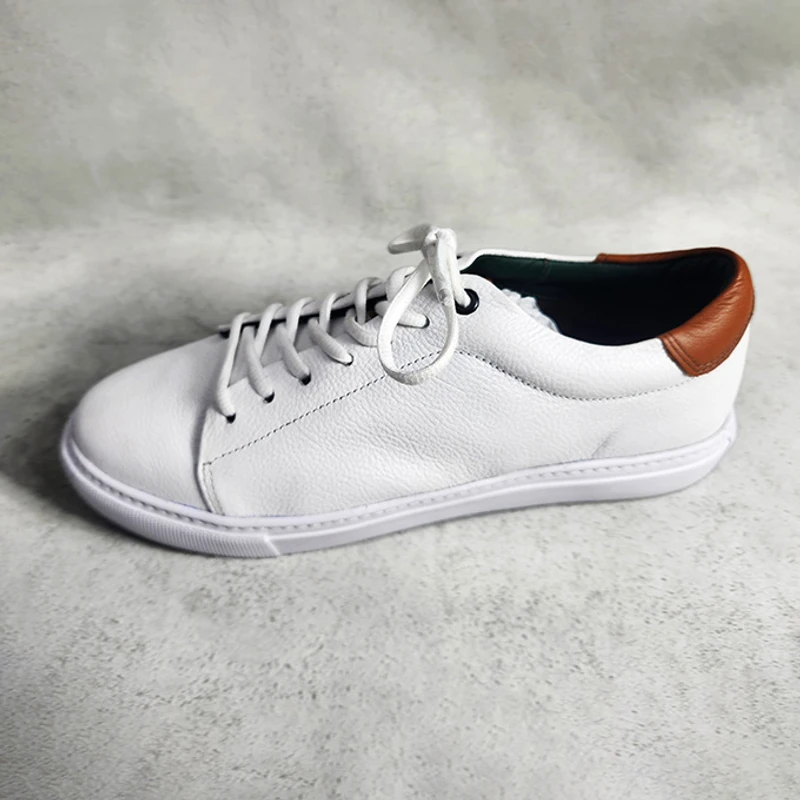 Men’s Premium Leather Sneaker in White