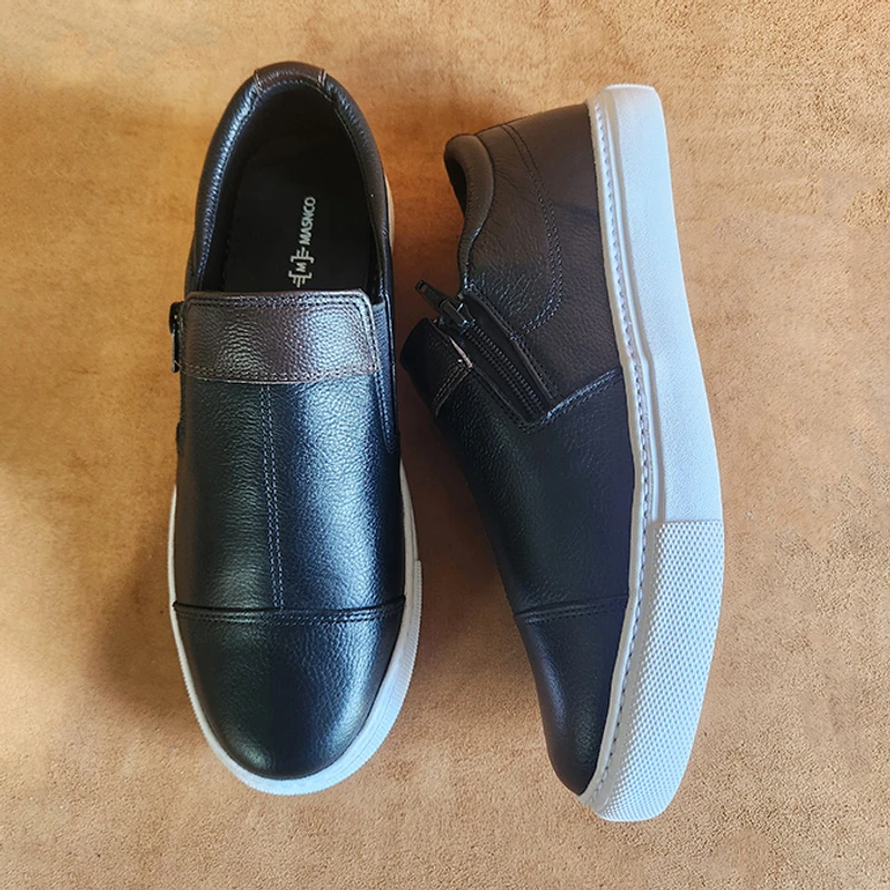 Lightweight 100% Leather Sneaker - Image 4