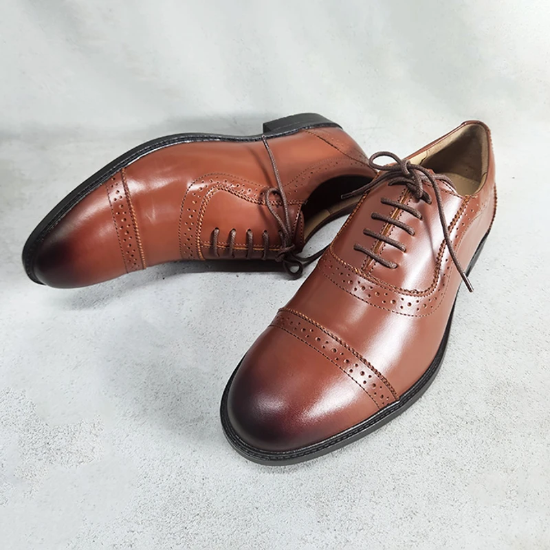Comfortable Work Shoes for Office in Brown