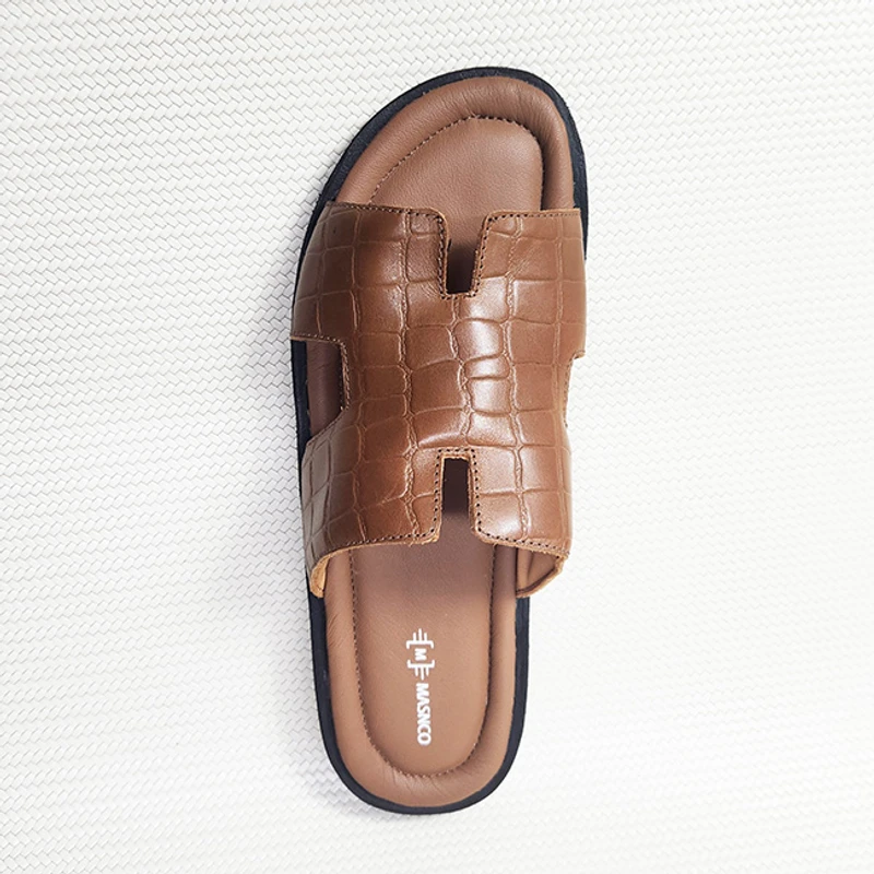 Men’s Leather Sandal in LBR - Image 5
