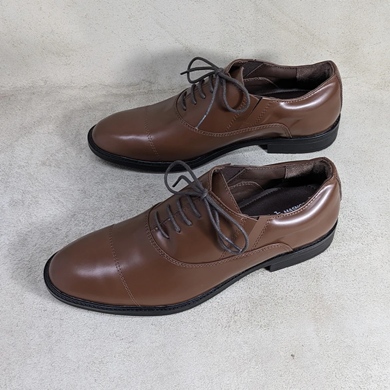 Formal Leather Shoes for Men (Hidden Elastic for Easy Wear)