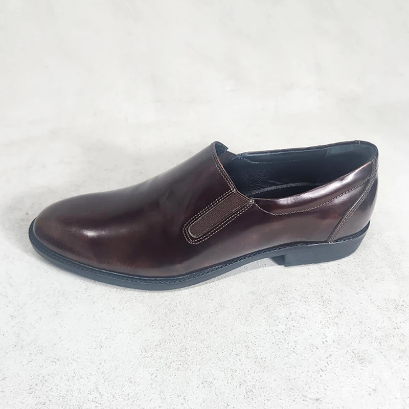 Easy to Wear Leather Shoe (Elastic on the Sides)