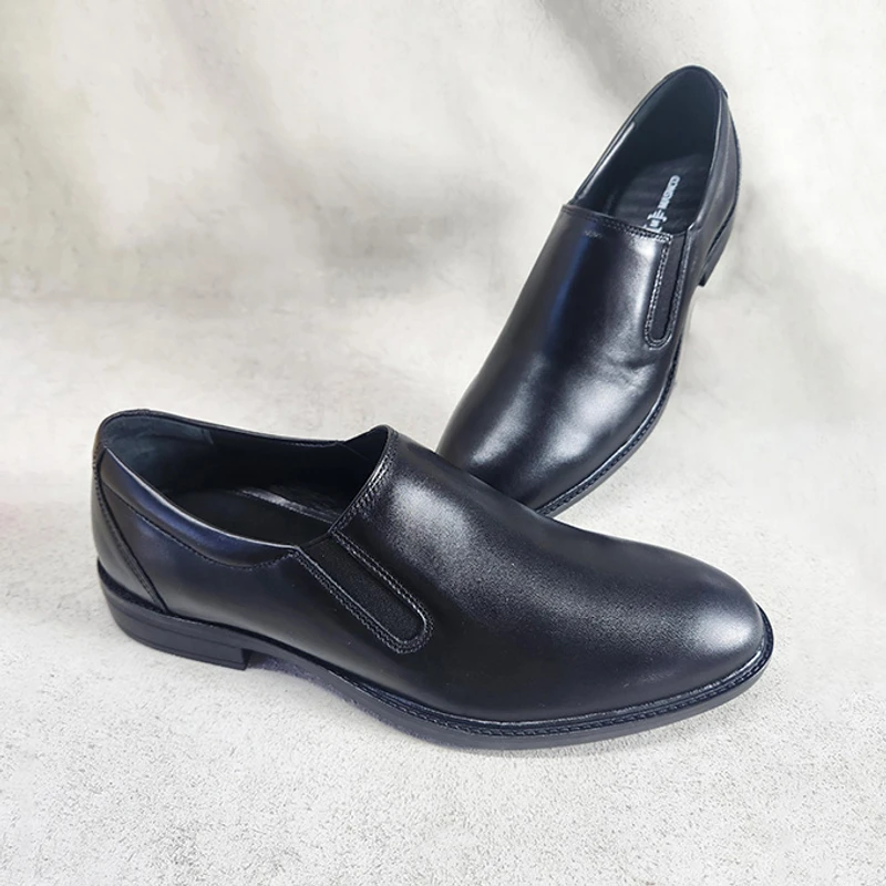 Easy to Wear Leather Shoe (Elastic on the Sides) - Image 5