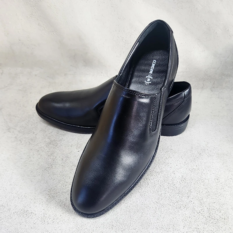 Easy to Wear Leather Shoe (Elastic on the Sides) - Image 6