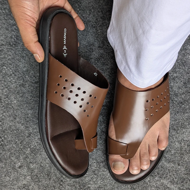 Men's Comfortable Leather Sandal - Image 4