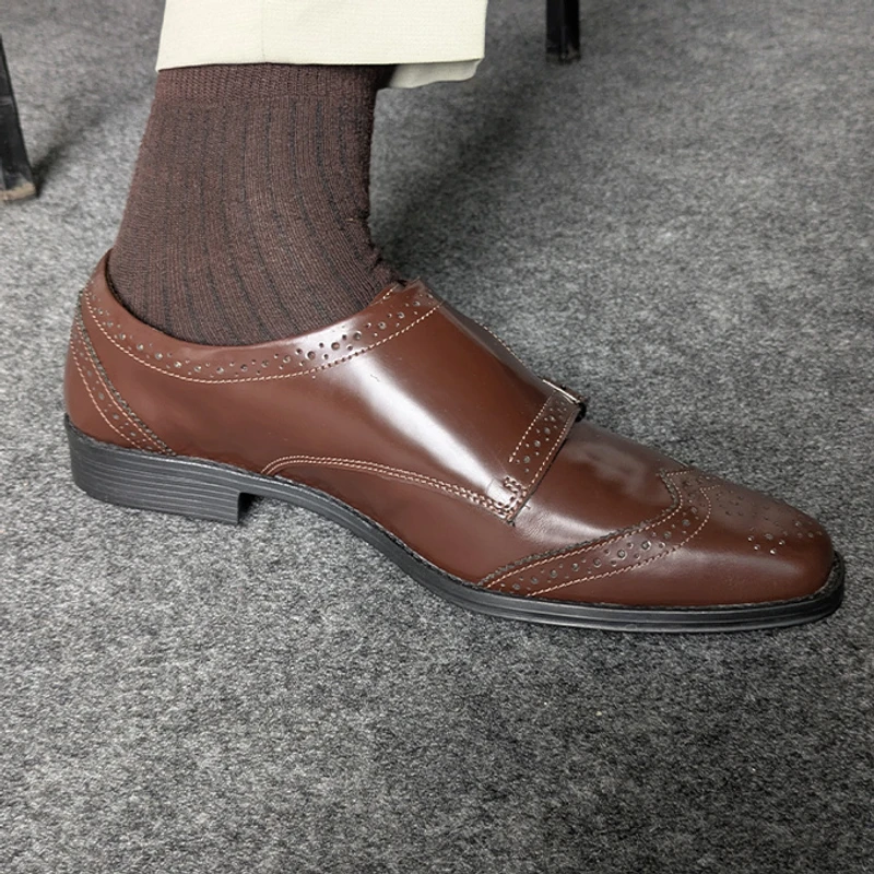 Premium Double Monk Shoe (DBR) - Image 3