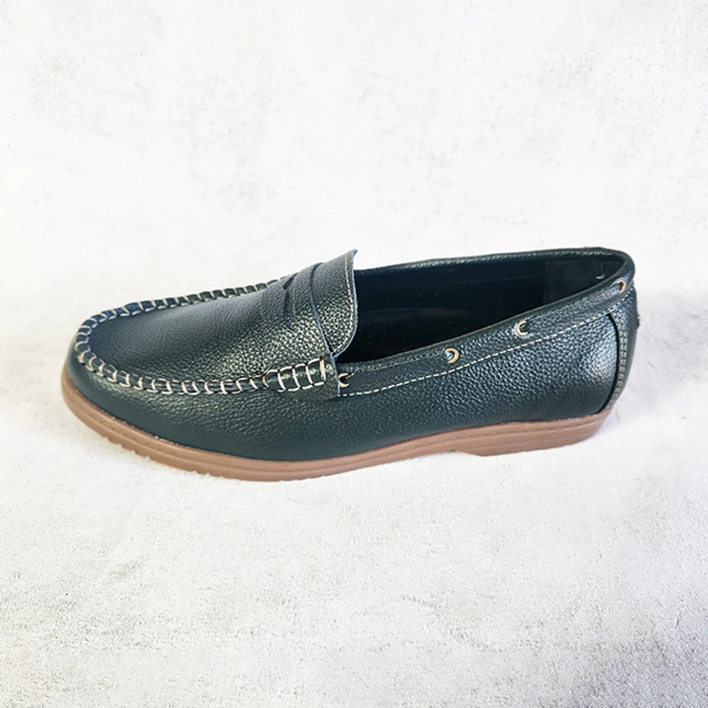 Premium Moccasin Shoe in Green