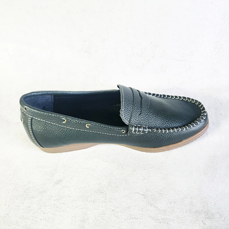Premium Moccasin Shoe in Green
