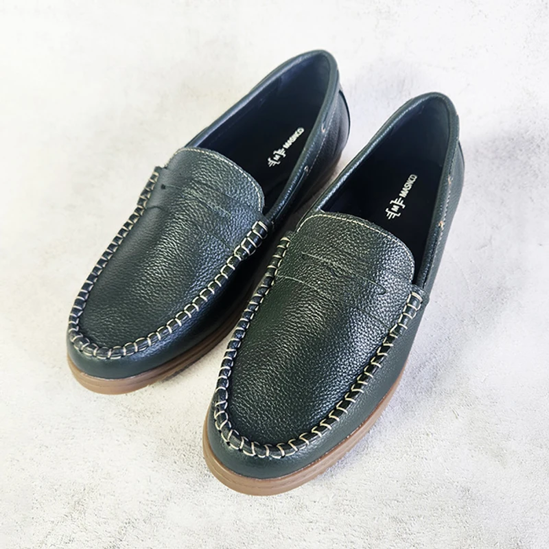 Premium Moccasin Shoe in Green - Image 6