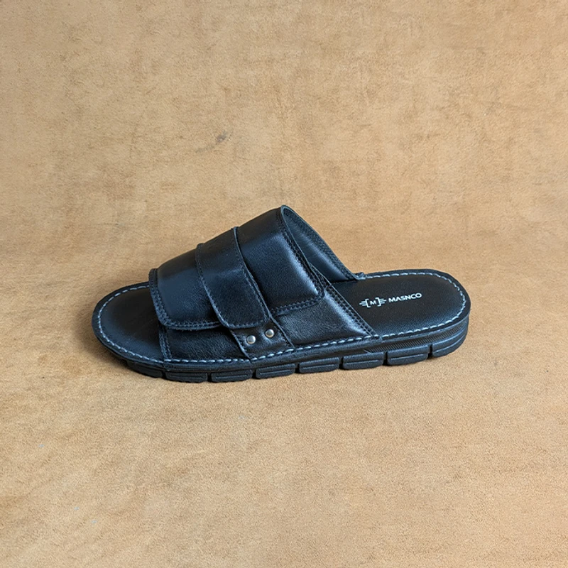 Men's Leather Sandal with High Quality Velcro - Image 5