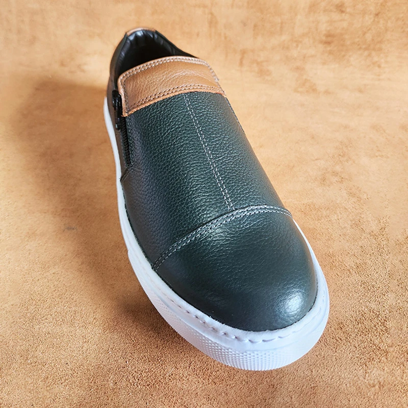 Lightweight 100% Leather Sneaker - Image 4
