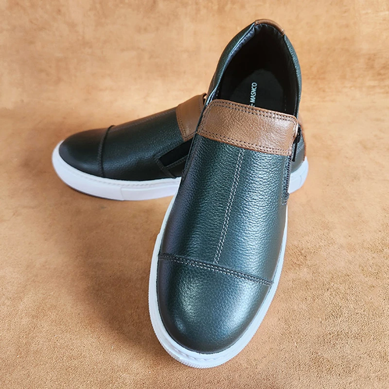 Lightweight 100% Leather Sneaker - Image 5