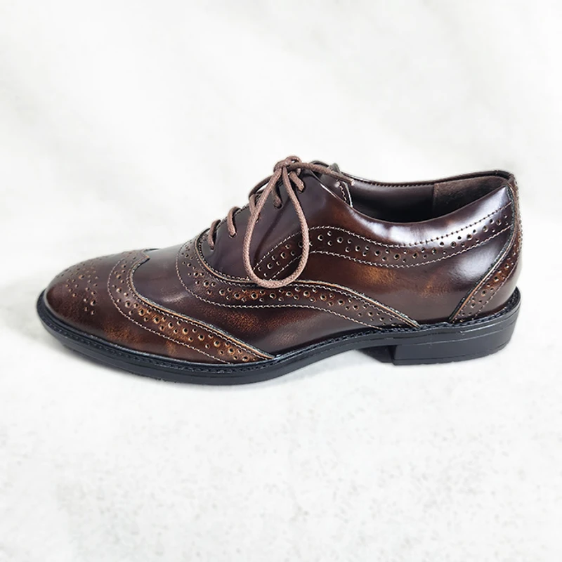 Formal Leather Brogue Shoes for Men