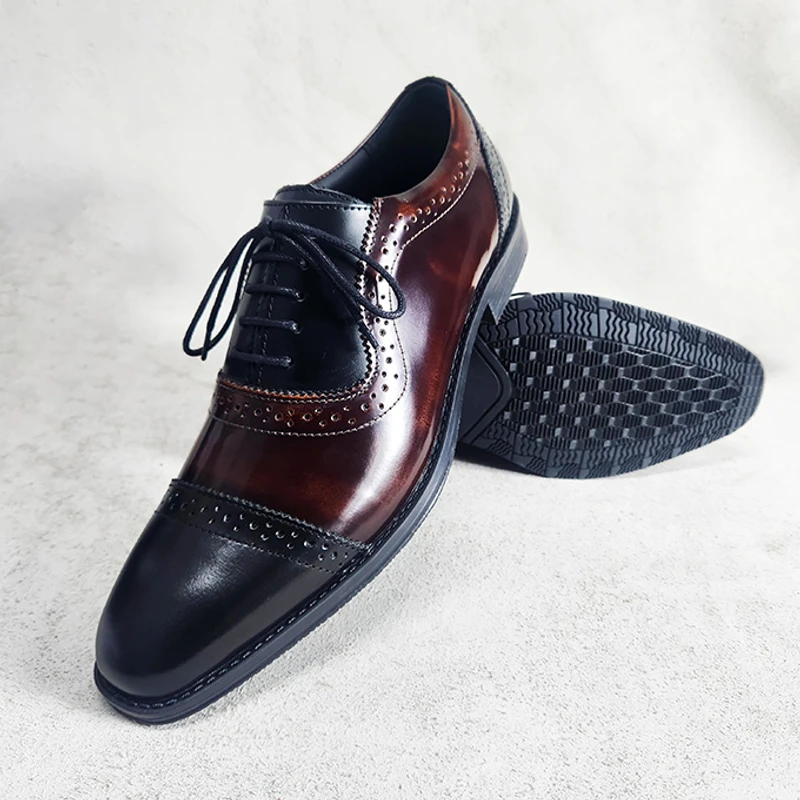 Men's Dress Shoe in Two Tone - Image 3