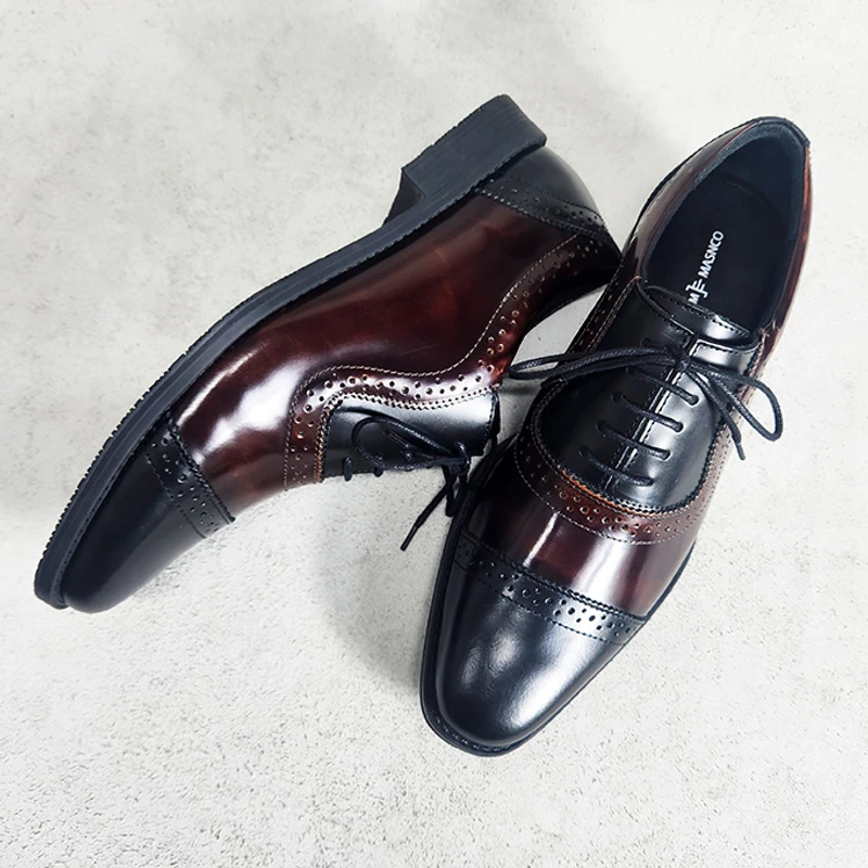Men's Dress Shoe in Two Tone - Image 4