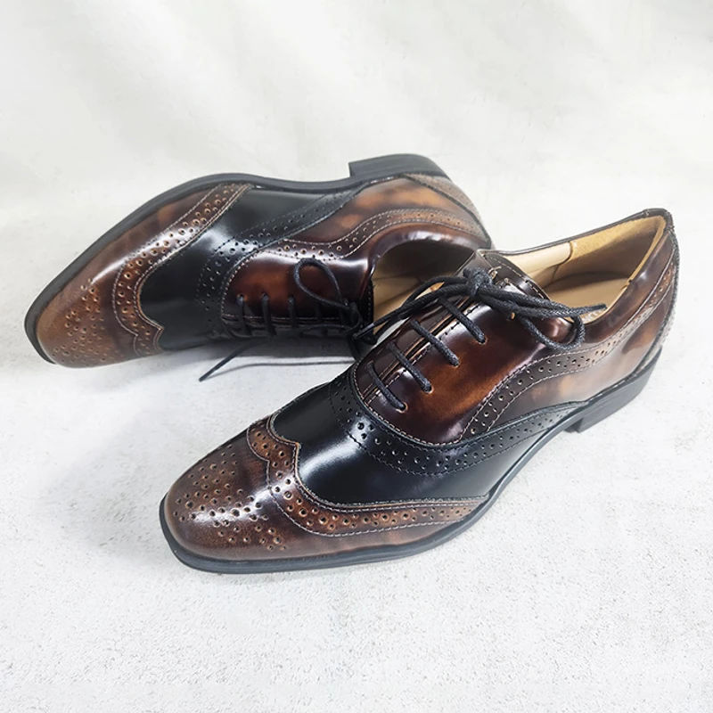 Men's Dress Shoe in Two Tone - Image 6