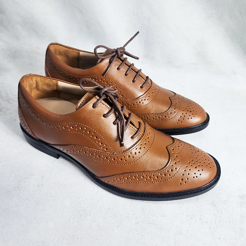 Formal Leather Brogue Shoes for Men