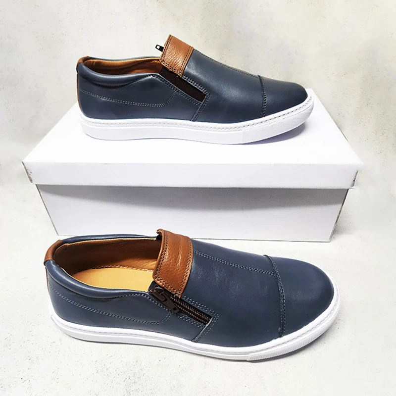 Lightweight 100% Leather Sneaker - Image 3