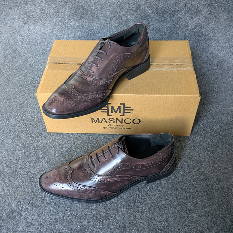 Elegant Italian-Style Brogue Shoes