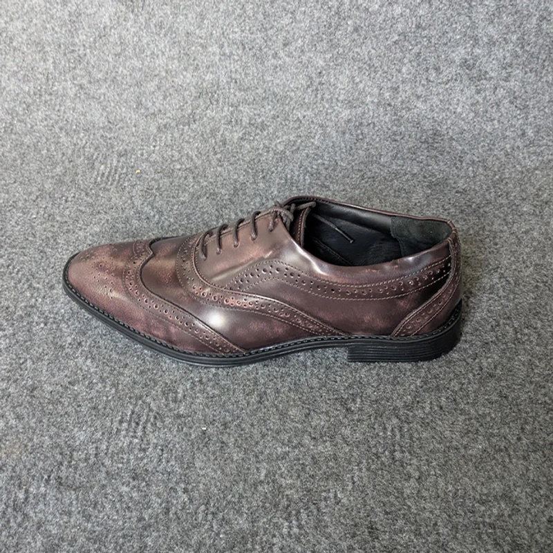 Elegant Italian-Style Brogue Shoes - Image 3