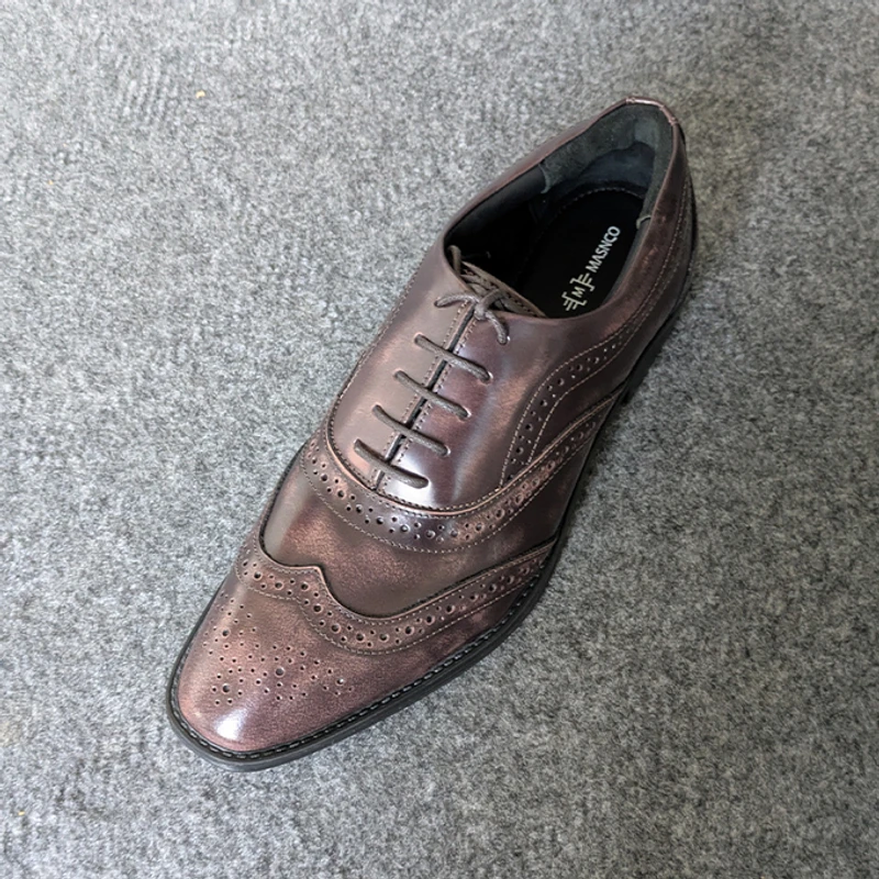 Elegant Italian-Style Brogue Shoes - Image 4