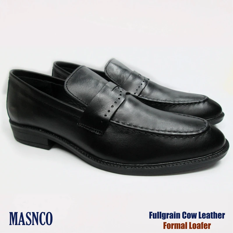 Comfortable Leather Loafer In Black