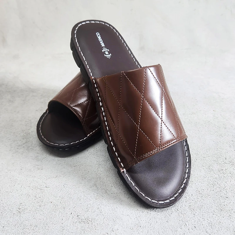 Leather Slider with maximum comfort in DBR - Image 6