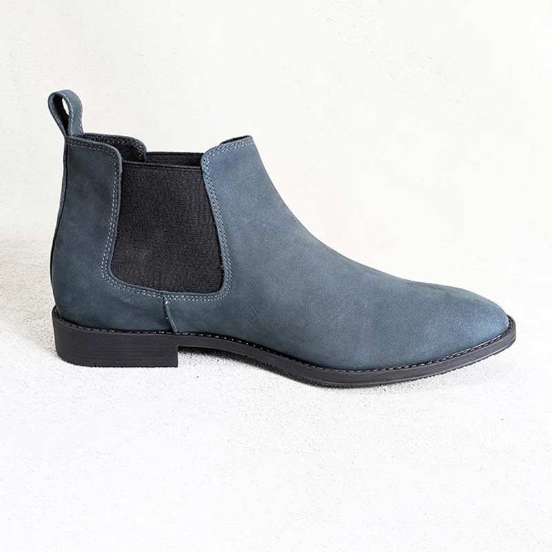 Premium Nubuck Leather Chelsea Boot
